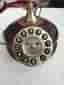 Retro telefon med tryckknappar