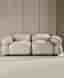 Elegant 2- Sitsig soffa med pall ”MIKA”