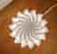Snygg bordslampa "Soft Ice" i unik design, vit