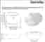 Ovalt handfat i vit keramik – modern design