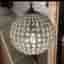 Taklampa i metall och glas -diameter 35 CM