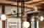 Vintage taklampa med 6 ljuspunkter – modern industriell design