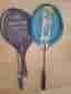 Badmintonracketar, 2 st, Carlton Powerflo och Yonex