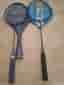 Badmintonracketar, 2 st, Carlton Powerflo och Yonex
