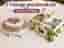 3 st Vintageskrin i romantisk dekor & blomsterdesign