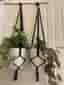 Svarta amplar, 2 st, 13-15 cm,handmade