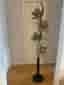 Vintage Lotus golvlampa Hollywood Regency