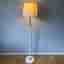 IKEA G303 Golvlampa - 150 cm - 80/90-tal - Mässing, trä
