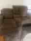 Recliner soffa och fåtölj med mugghållare