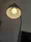 Svart golvlampa