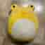 Squishmallows Grodan frog Leigh the yellow toad frog groda gul 30 cm