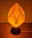 Bordslampa "Flower" i unik design, orange