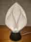 Bordslampa "Flower" i unik design, vit