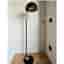 Oriva Golvlampa Milano, svart och guld, 140 cm