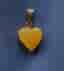 HJÄRTA I BÄRNSTEN som smyckeshänge RAV GENUINE BALTIC AMBER HEART Nr2