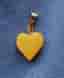 HJÄRTA I BÄRNSTEN som smyckeshänge RAV GENUINE BALTIC AMBER HEART Nr2