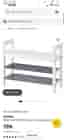 IKEA HEMNES bänk med skoförvaring