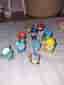 10 srycken Paw Patrol figurer,nyskick