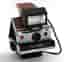 Polaroid SX-70 Land Camera med Nissin blixt