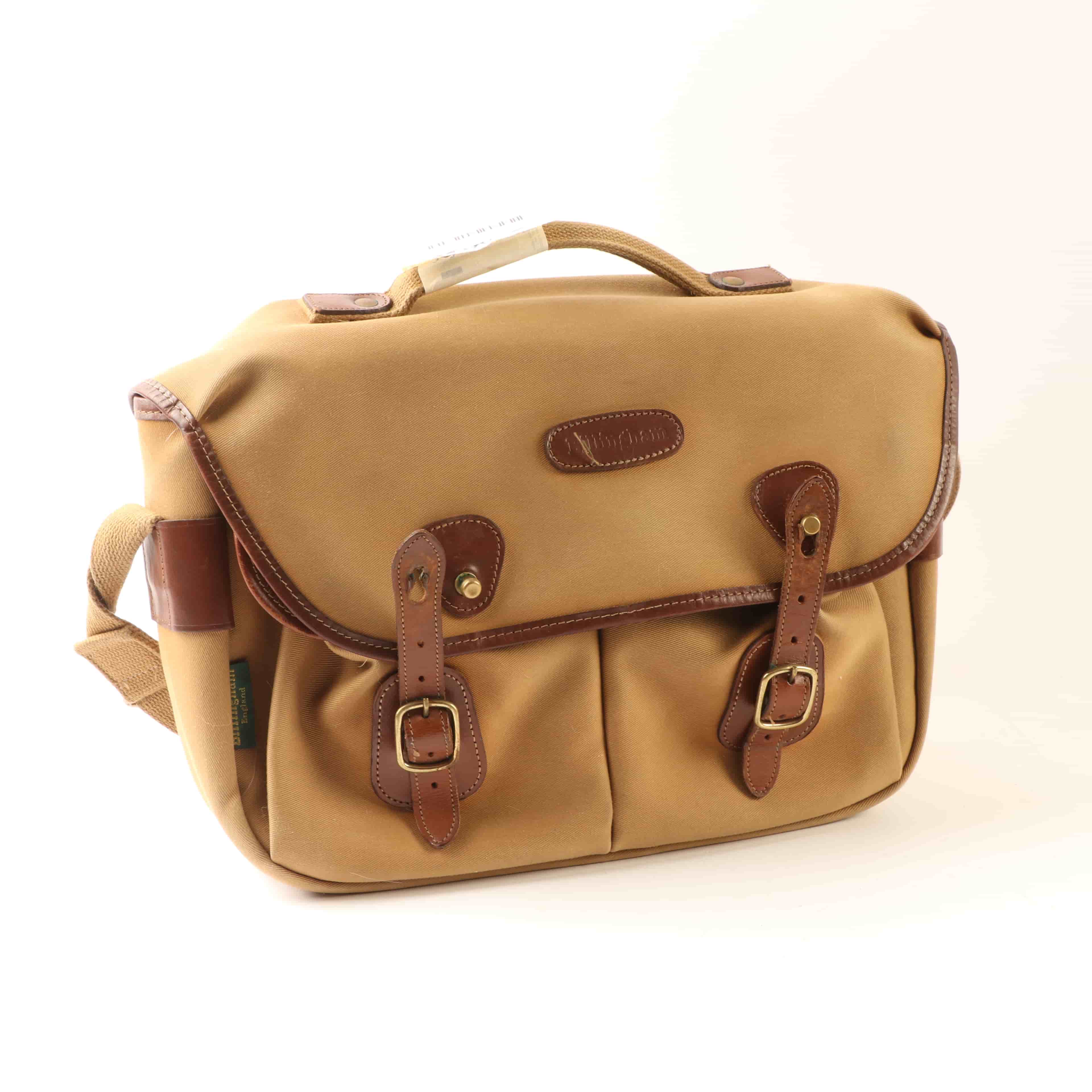 USED Billingham Hadley Pro Original - Khaki FibreNyte / Tan