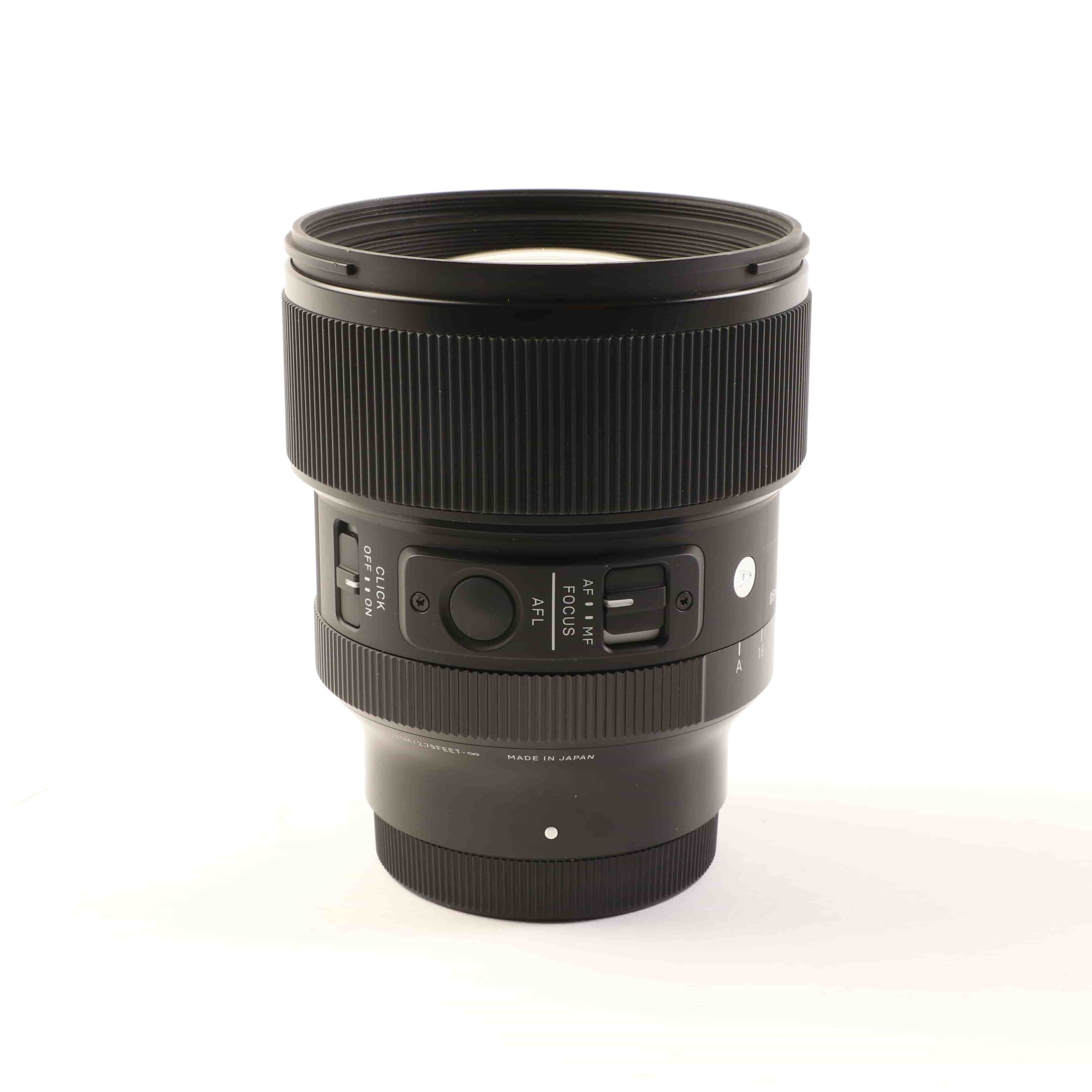 USED Sigma 85mm f1.4 Art DG DN Lens for Sony E