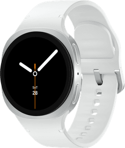 Samsung Galaxy Watch8 (40mm) eSIM Silver/vit