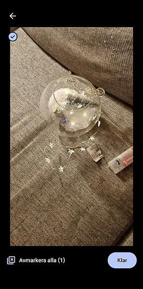 Kvasir/Jysk. Kula med ledbelysning.