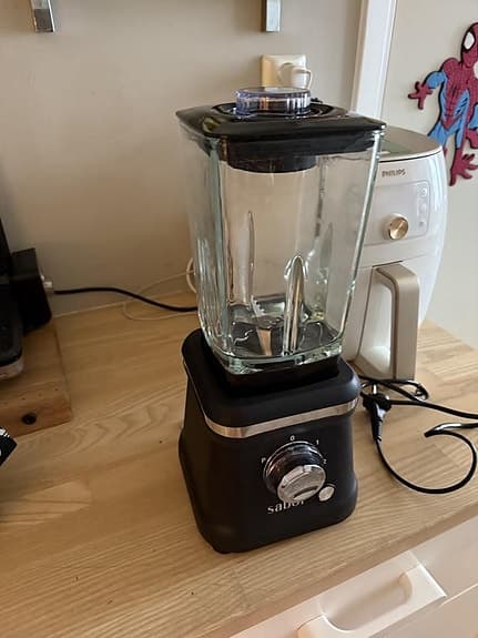 Select blender 1,6 L matt svart/klar