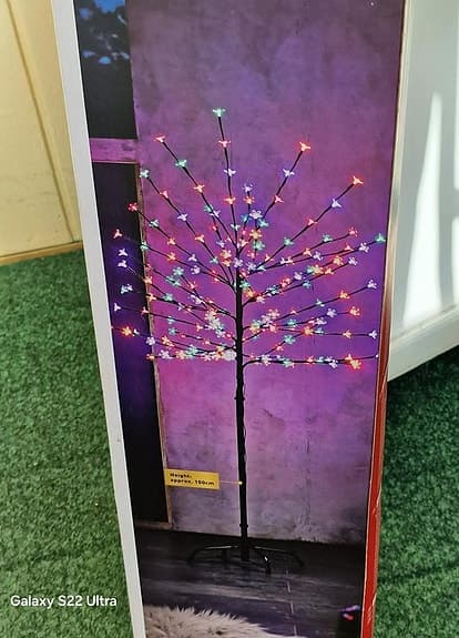 ny led belysning trä 200led