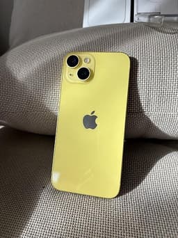 iPhone 14, 128 GB, gul färg