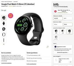 Google Pixel Watch 3 - 45mm LTE