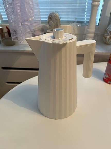 MDL06 Plissé vattenkokare 1,7 liter, vit