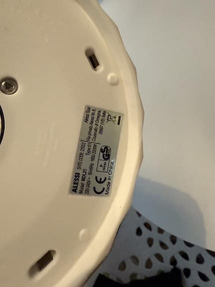 MDL06 Plissé vattenkokare 1,7 liter, vit