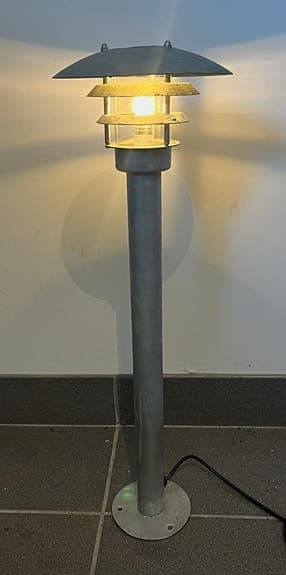 utebelysning 2 pollare 61 cm