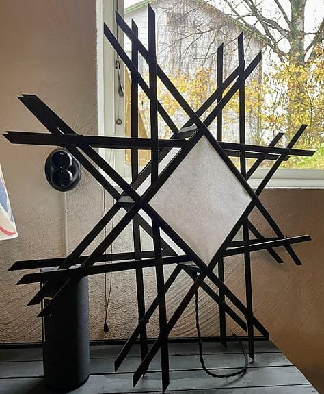 Stor adventsstjärna julstjärna