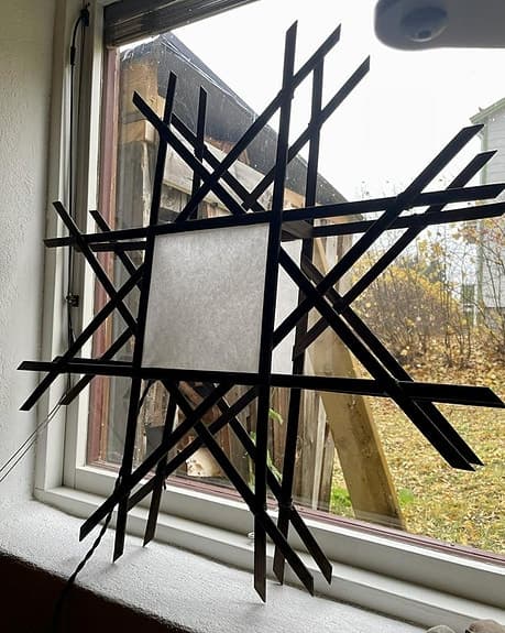 Stor adventsstjärna julstjärna