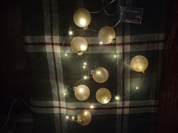 ljusslinga Bliss, färg: guld