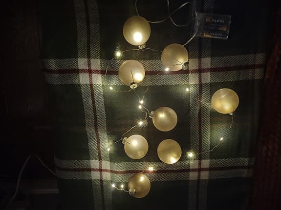 ljusslinga Bliss, färg: guld