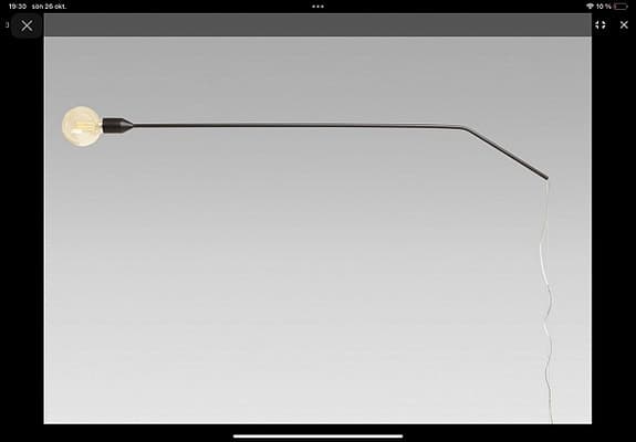 belysning David design Punto Y Coma svart