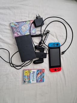 Nintendo Switch + 2 spel-