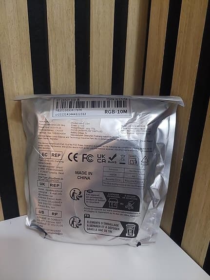 10 meter LED-ljusremsa, RGB 3535 färgskiftande ljusremsa