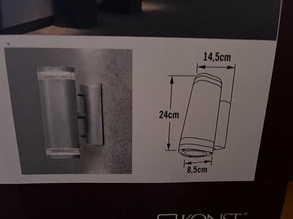 Lampor utomhus för fasad