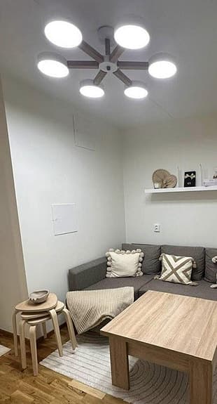 Ljuskrona med flera stammar