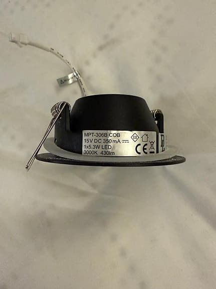 Spotlights (infällda) Hidealite Optic G2 svarta