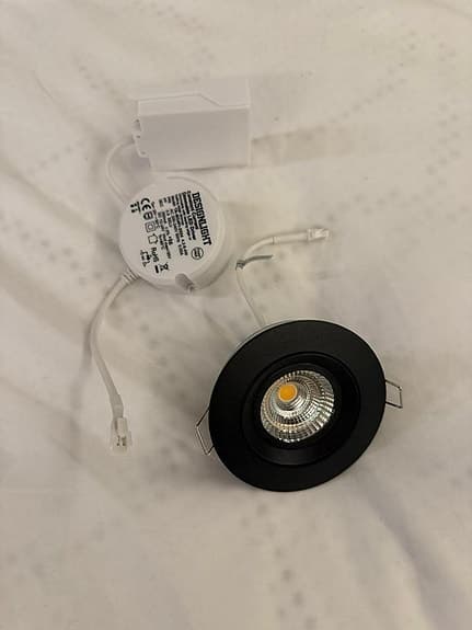 Spotlights (infällda) Hidealite Optic G2 svarta