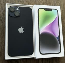 iPhone 14 Midnight 128 GB 100% batterihälsa.