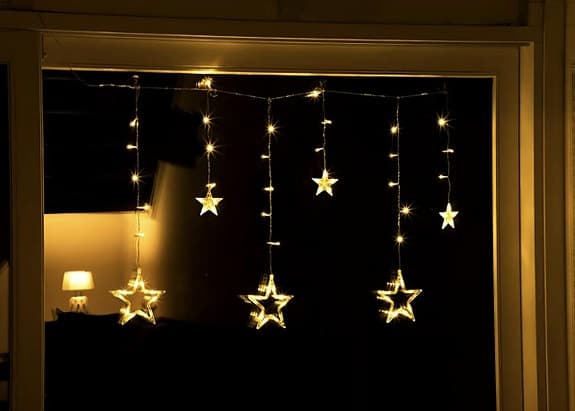 Helt ny LED stjärngardin med 63 lysdioder från Spetebo