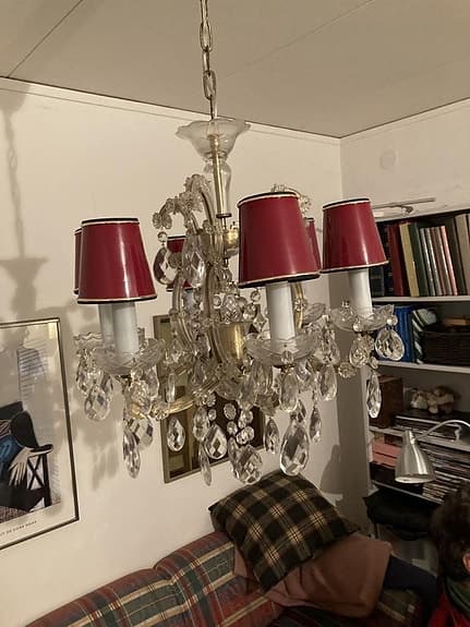 Elegant kristallkrona