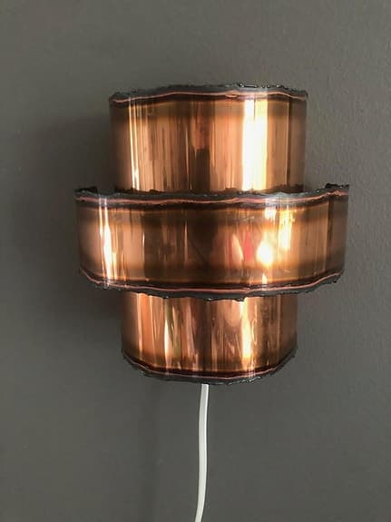 Svend Aage Holm Sörensen Brutalist vägglampa 60-tal