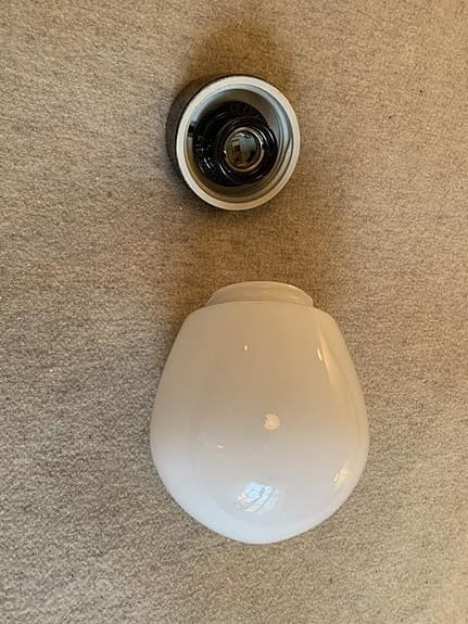 Badrumslampa funkis Ifö IP 20